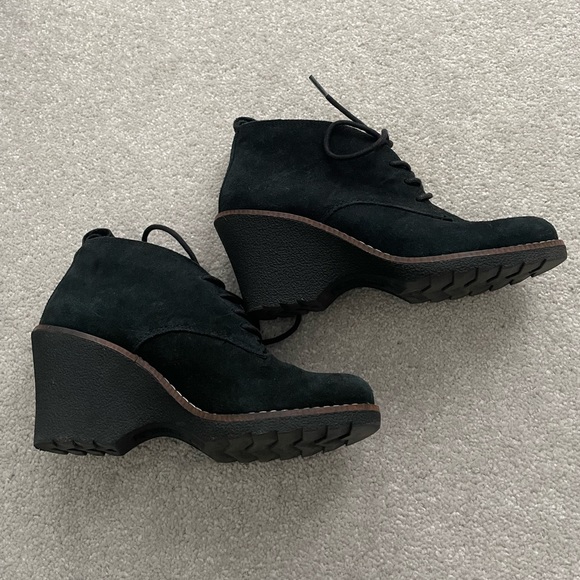 Suede Black Booties - Picture 4 of 7